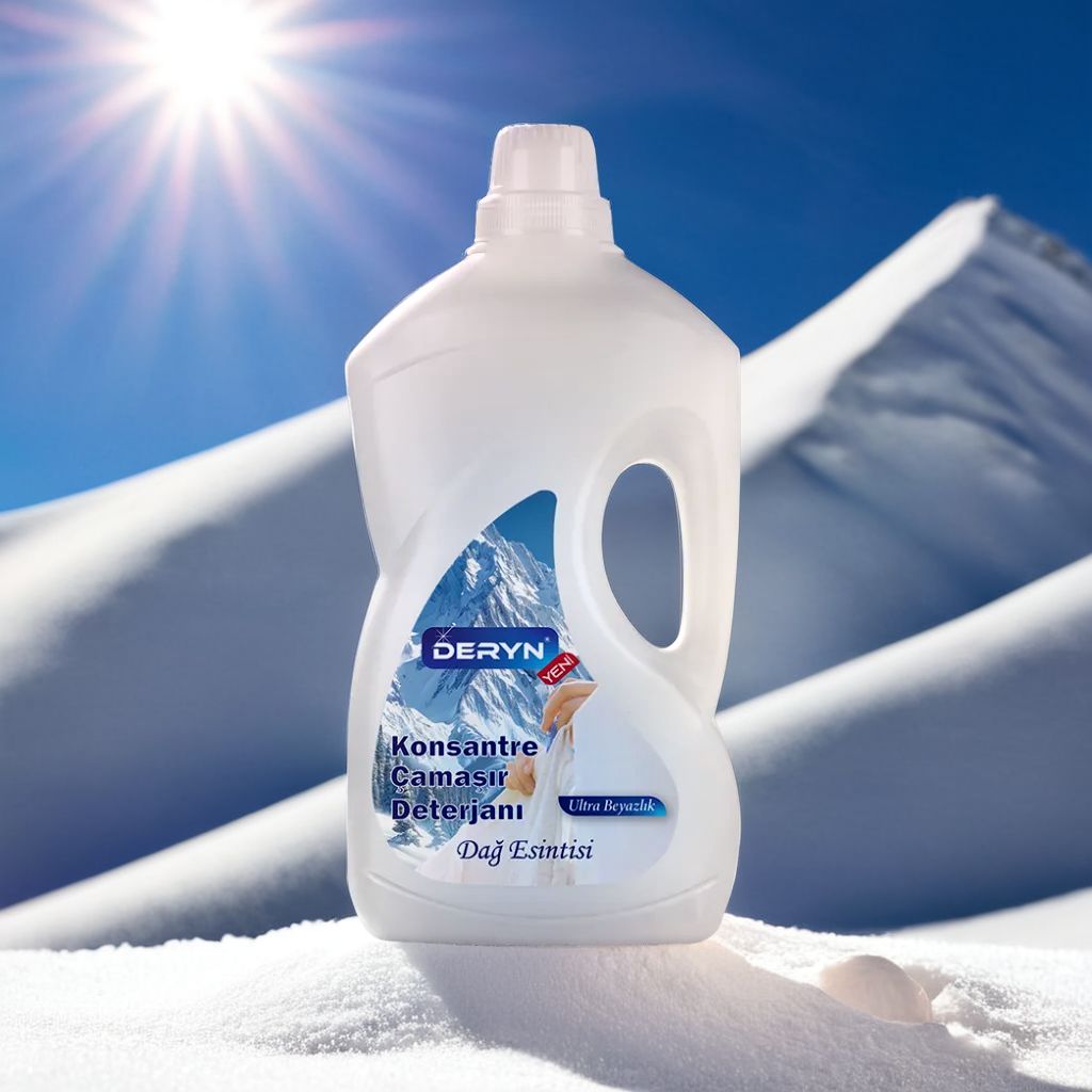 Çevre dostu Deryn konsantre çamaşır deterjanı - Beyazlar için özel formül